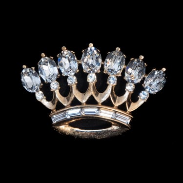 Trifari Crown Brooch