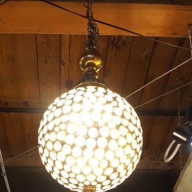 Prism Embedded Sphere Hanging Light