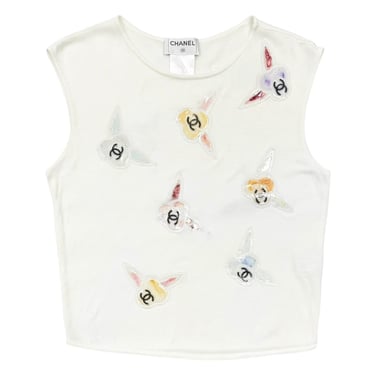 Chanel Floral Crop Tank