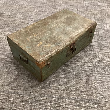 Antique Metal Trunk