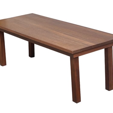 Free Shipping Within Continental US - (Available by online purchase only)Vintage Mid Century Modern Walnut Teak Wood Coffee Table 