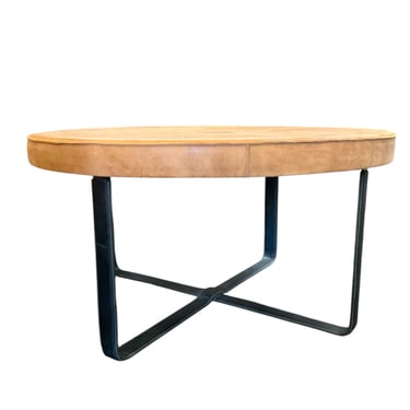 Vintage Leather Coffee Table