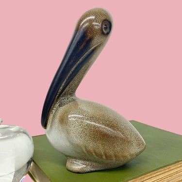 Vintage Howard Pierce Pelican Statue Retro 1950s Mid Century Modern + Ceramic + Bird + Figurine + Home Decor + MCM Sculpture + Rare Ceramics 