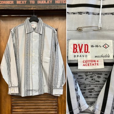 Vintage 1950's -Deadstock- “BVD” Label Atomic Mod Style | Vintage