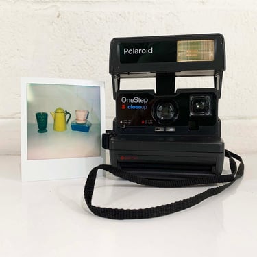Vintage Polaroid OneStep CloseUp Camera 600 Instant Film Photography Tested Working Film Polaroid 1990s 