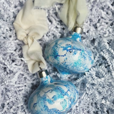 Blue Retro Ceramic Ornament