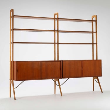 Kurt Ostervig Teak Free Standing Bookcase, Denmark