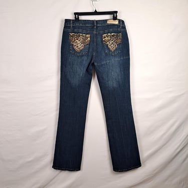 Vintage Y2K Rocawear Embellished Low Rise Flare Jeans 