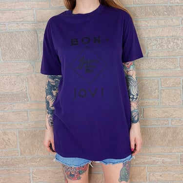 80's Bon Jovi Vintage Slippery When Wet Shirt 