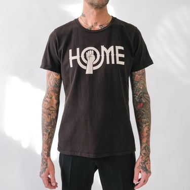 HOME 1969 John Lennon Solidarity Vintage Washed Single Stitch Tee | Made in USA | 100% Cotton | 1970s Authentic Issue Vintage HOME T-Shirt 