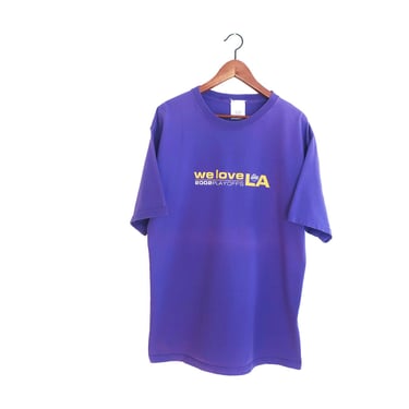 Los Angeles Lakers shirt / Lakers 2002 shirt / 2000s Los Angeles Lakers 2002 Champions t shirt Large 