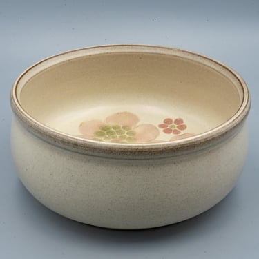 Denby Pottery Gypsy 7 Inch Round Serving Bowl | Vintage British Stoneware Serveware 