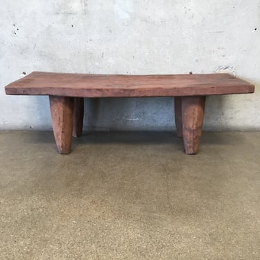 Hand Carved African Low Table