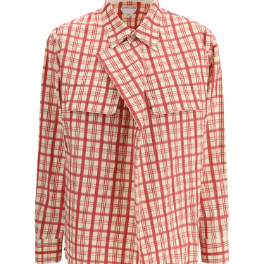 Bottega Veneta Women Cotton Check Shirt