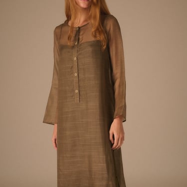 Krizia Sheer Silk Tunic