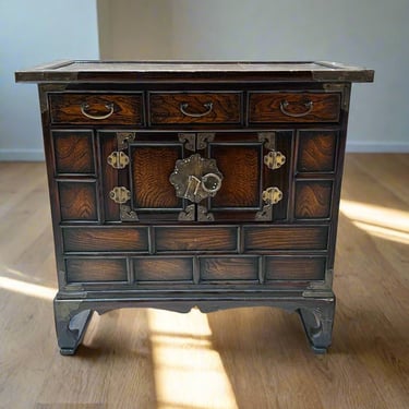 Asian VIntage Dowry Cabinet or Jewelry Chest MF269-5