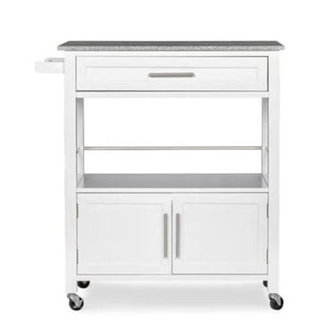 White Bar Cart