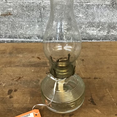 Vintage Glass Oil Lamp (Seattle)