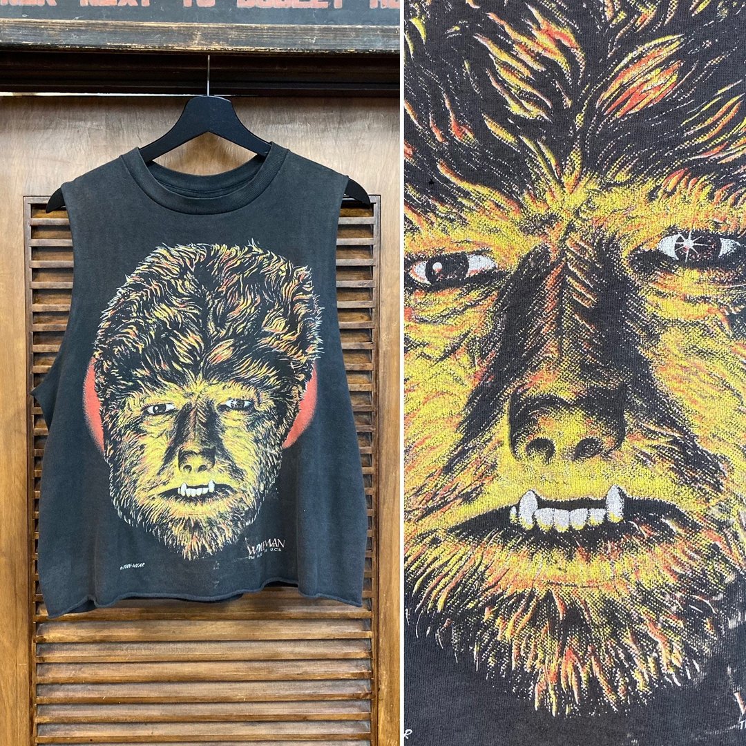 Vintage 1990's Dated 1991 “The Wolfman” Monster Movie Cotton