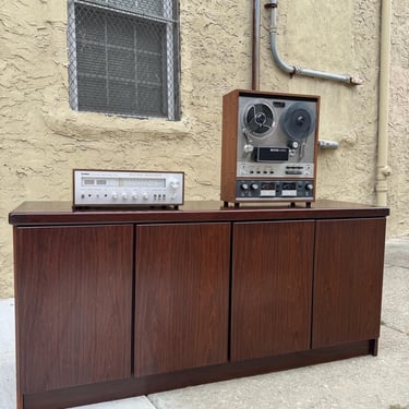 Mid century credenza Danish modern rosewood credenza danish media console 