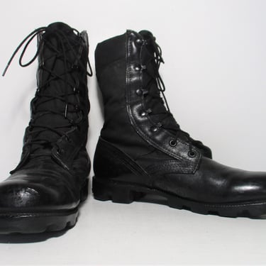 Vintage 1960s Double H Combat Boots, 9E Men, | Mezcal +  display picture 1