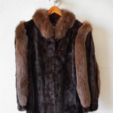 Vintage Bespoke Personalized Fur Jacket Jacket M