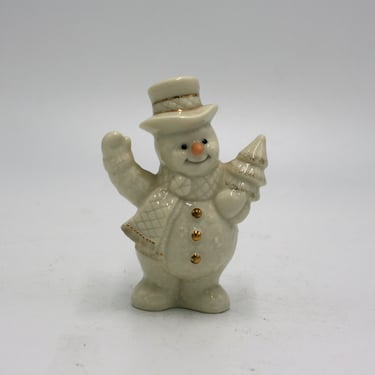 vintage lenox porcelain snowman 
