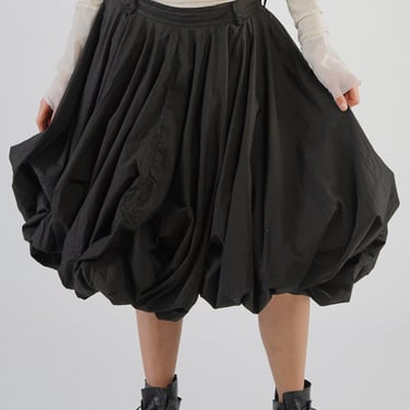 Voluminous Cotton Bubble Skirt