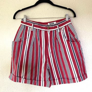 1990’s Striped denim shorts 