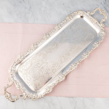Antique Silverplate Bar Tray
