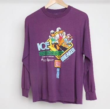 vintage 1990s GREAT Falls MONTANA "Ice Breaker" marathon vintage t-shirt - size medium 