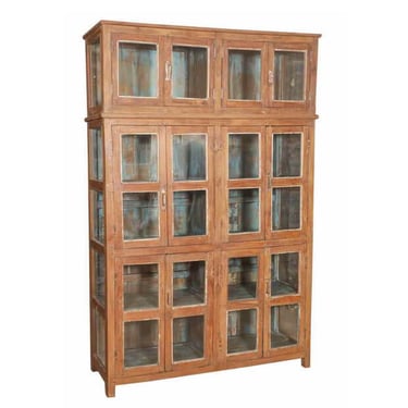 Teak Cabinet with Glass