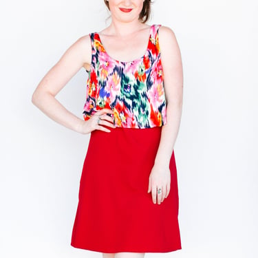 Alyssa Dress in Vibrant Floral+Organic