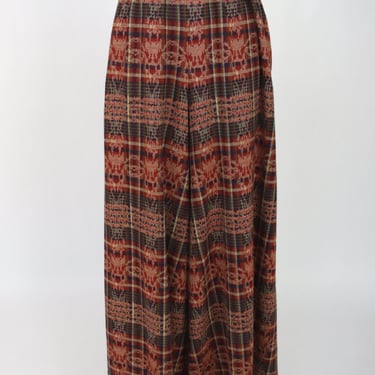 1970s Intarsia Palazzo Pants