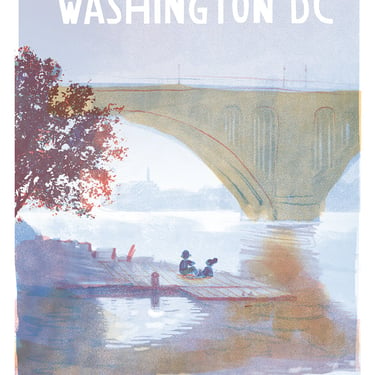 River Scene (Key Bridge) - Washington DC