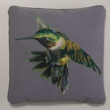 ALEXANDER MCQUEEN AUBUSSON HUMMINGBIRD PILLOW(S), MED