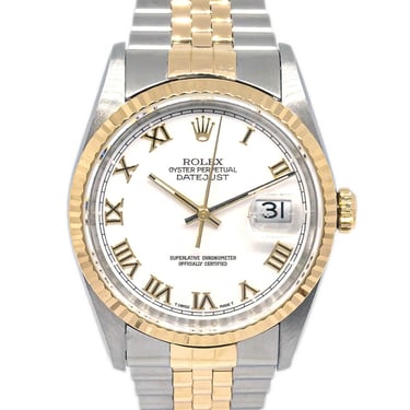 Rolex Oyster Perpetual Datejust Ref.16233 34mm Self-winding Watch 18KYG