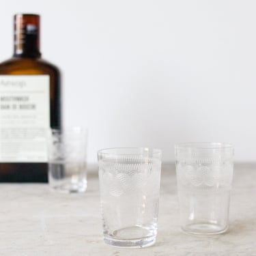 Trio of Petite Blown Glass Tumblers