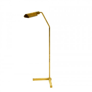 Patinated Brass Multidirectional Floor Lamp