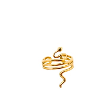 18kt Gold Plated Snake Ring 