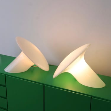 Candia Lamps by Gino Vistosi, a pair 