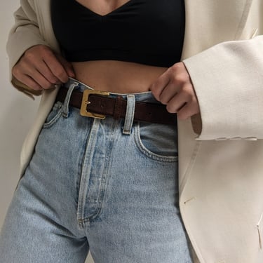 Beautiful Vintage Cocoa Suede Belt