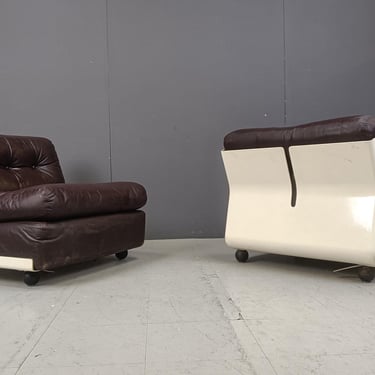 Model Amanta Modular Sofa by Mario Bellini for B&B Italia, 1970s - italian sofa - mario bellini chair - mid century modern sofa 