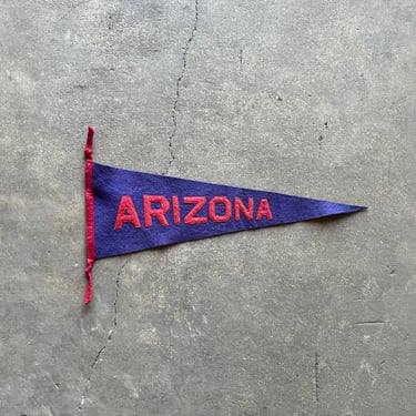 Vintage Arizona Felt Souvenir Pennant 