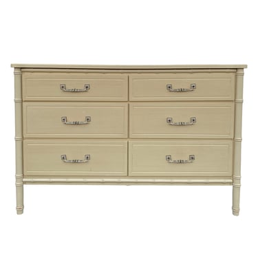 Faux Bamboo Dresser with 6 Drawers 50