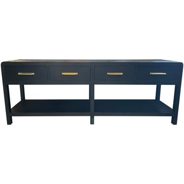 80&quot; Finished 4 Drawer Vintage Console #08831