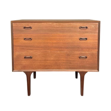 Vintage Danish Mid Century Modern Teak LowBoy Dresser Vanity Attributed to Arne Vodder 