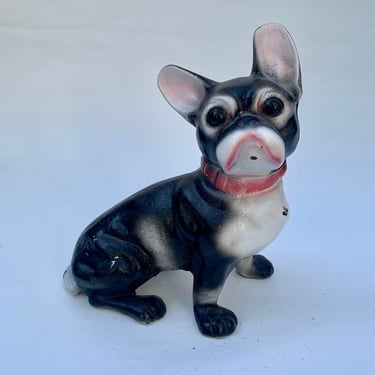 French Bulldog in Cast Iron – Red Collar