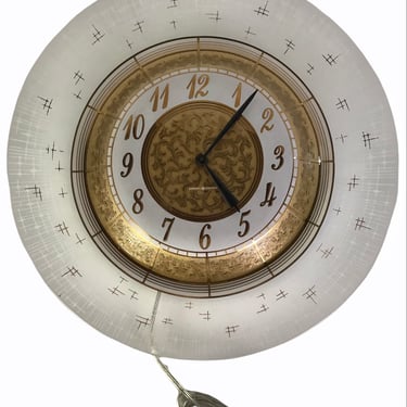 Hollywood Regency Higgins Style General Electric Wall Clock