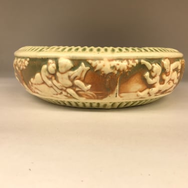 Roseville Donatello low vase bowl 